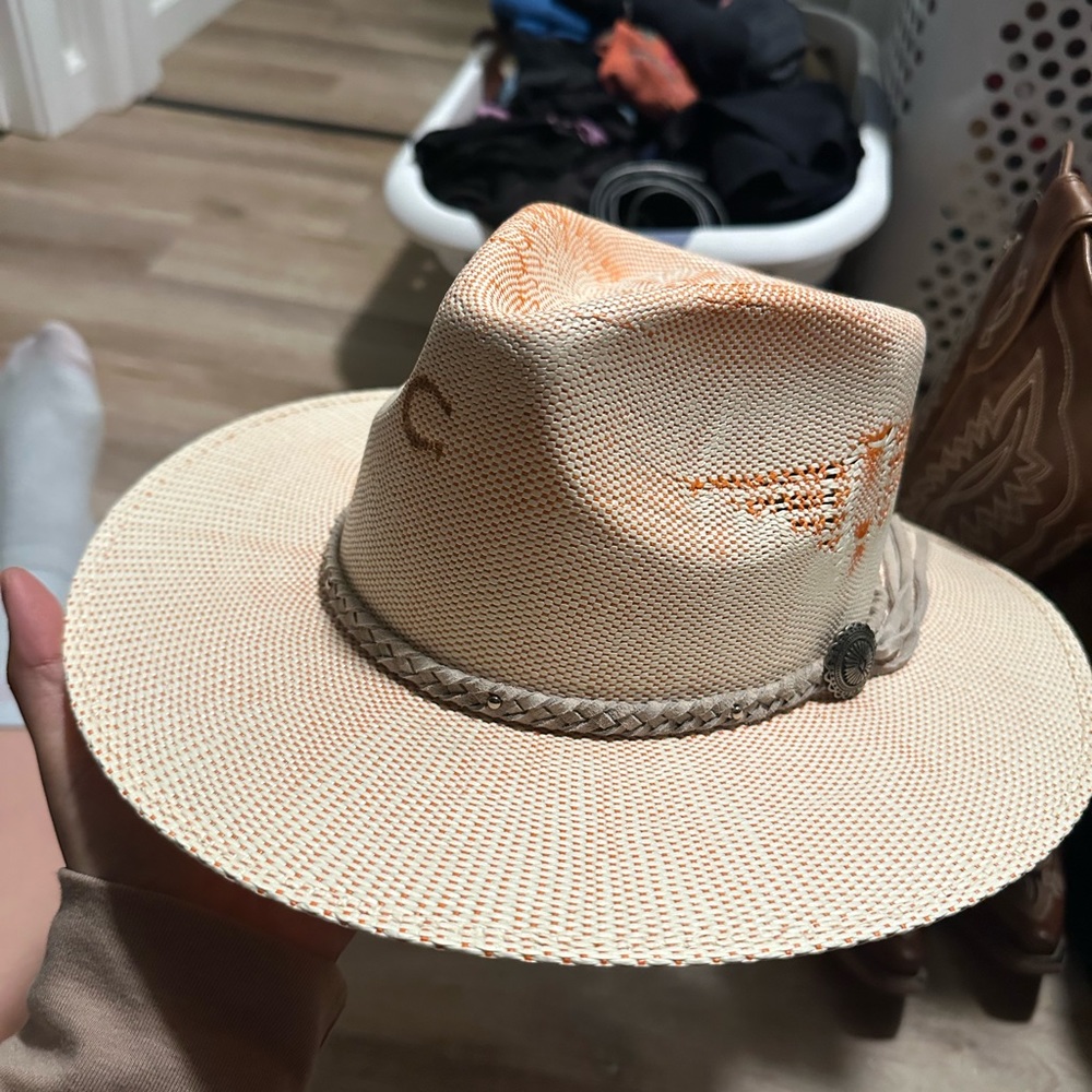 LIKE NEW Charlie 1 Horse Straw Hat